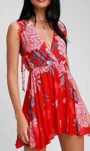 💃NWT💃Free People Marine Red Shift Dress